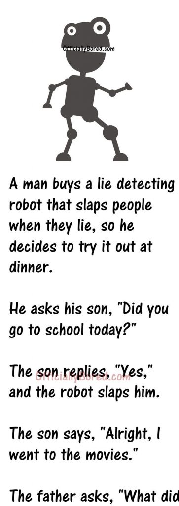 When Dad bought a New Lie Detector Robot | OfficiallyBored